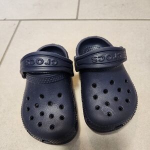 Crocs Kids Classic Navy Clogs